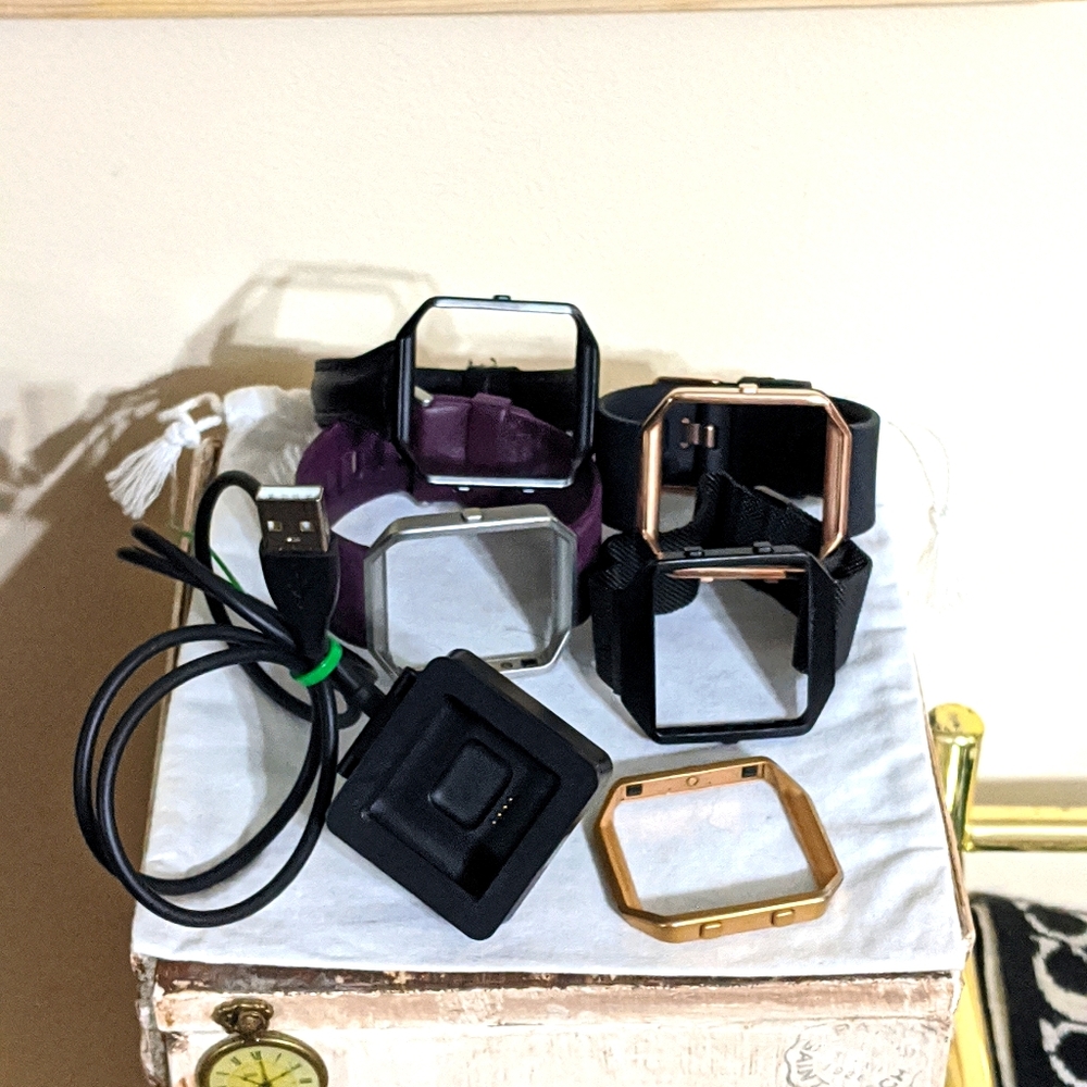 Fitbit Blaze watchbands + charger